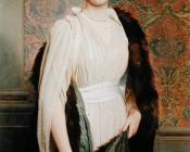 查尔斯 爱德华 佩鲁吉尼 : Portrait of a Woman